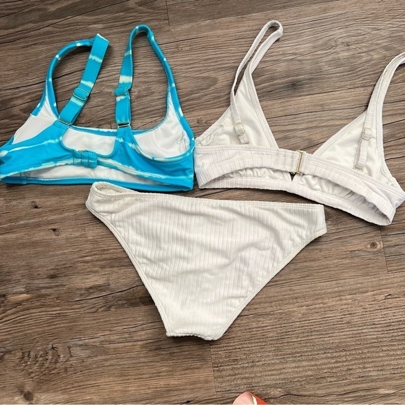 Xhilaration Ribbed Tie-Dye Bikini Sets - Picture 7 of 9